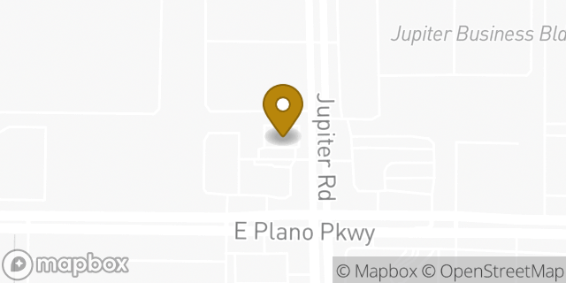 Map showing the location of Sonic Drive In in Plano, TX 75074
