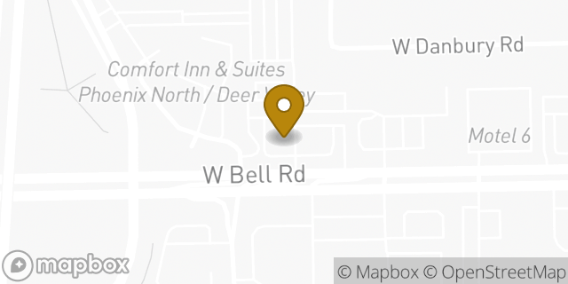 Map showing the location of Chipotle Mexican Grill in Phoenix, AZ 85023