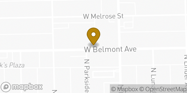 Map showing the location of Chase Bank in Chicago, IL 60634