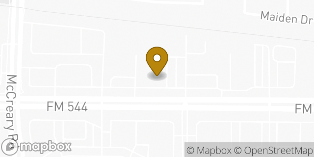 Map showing the location of Aldi in Wylie, TX 75098