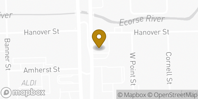 Map showing the location of Subway in Dearborn Heights, MI 48125