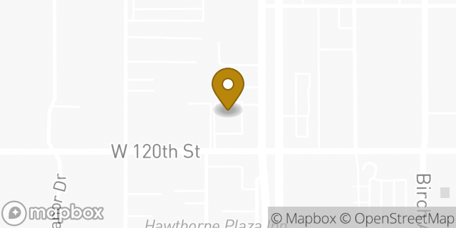 Map showing the location of Walgreens in Hawthorne, CA 90250