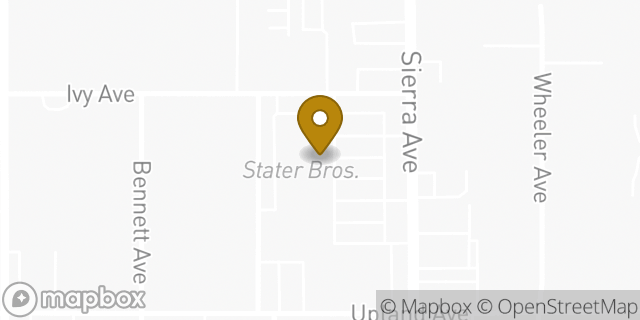 Map showing the location of Coinme in Fontana, CA 92335