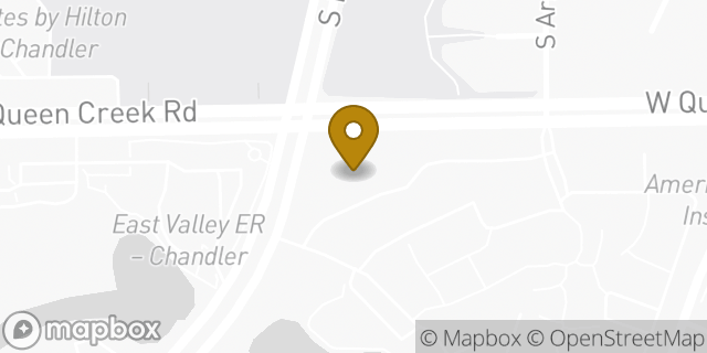 Map showing the location of Ocotillo KinderCare in Chandler, AZ 85248