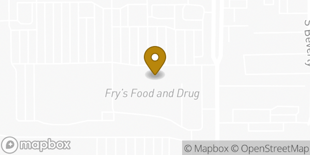 Map showing the location of Coinstar in Mesa, AZ 85201