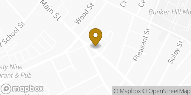 Map showing the location of Starbucks in Charlestown, MA 02129