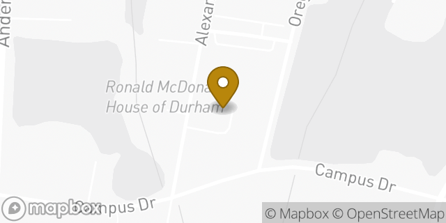 Map showing the location of Bright Horizons in Durham, NC 27705