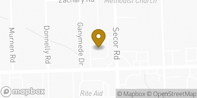 Map showing the location of Walgreens in Toledo, OH 43623