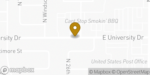 Map showing the location of Banner Surgery Center - Mesa in Mesa, AZ 85213