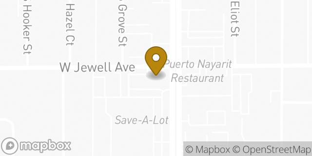 Map showing the location of McDonald's in Denver, CO 80219