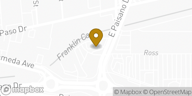 Map showing the location of McDonald's in El Paso, TX 79905
