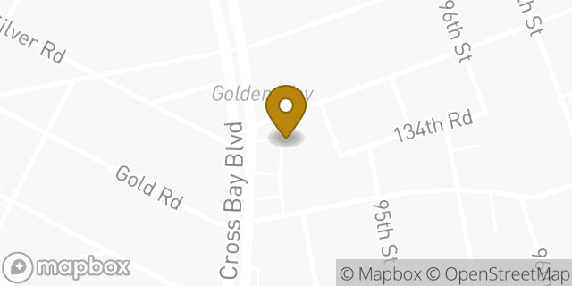 Map showing the location of Dunkin' in New York, NY 11417
