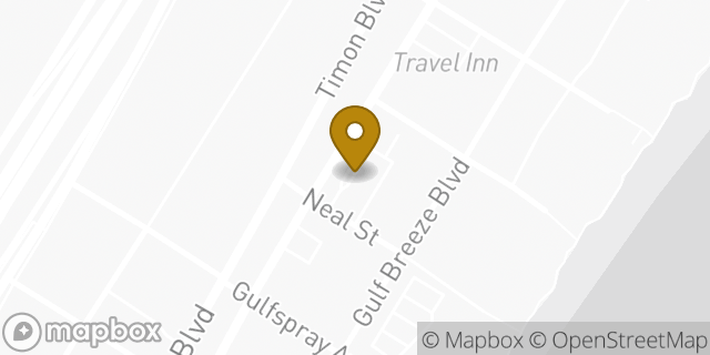 Map showing the location of Days Inn in Corpus Christi, TX 78402