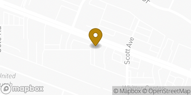 Map showing the location of Baskin-Robbins in Whittier, CA 90603