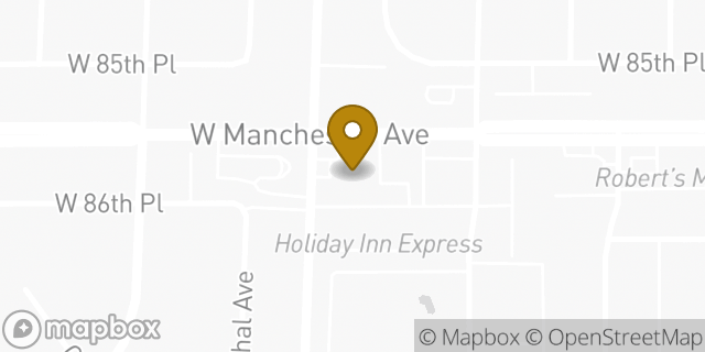 Map showing the location of 7-Eleven in Los Angeles, CA 90045