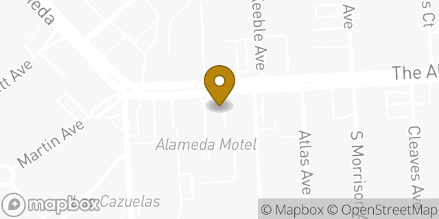 Map showing the location of Hertz in San Jose, CA 95126