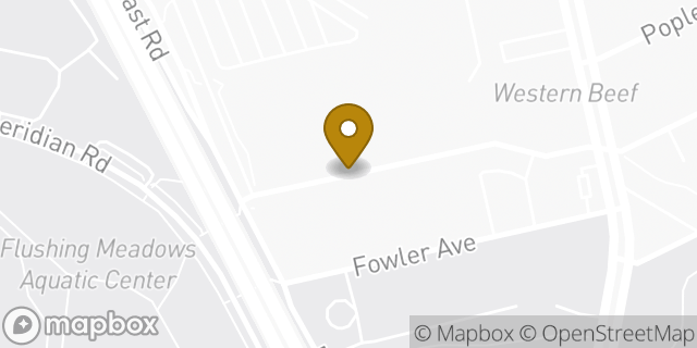 Map showing the location of Home Depot in Flushing, NY 11355