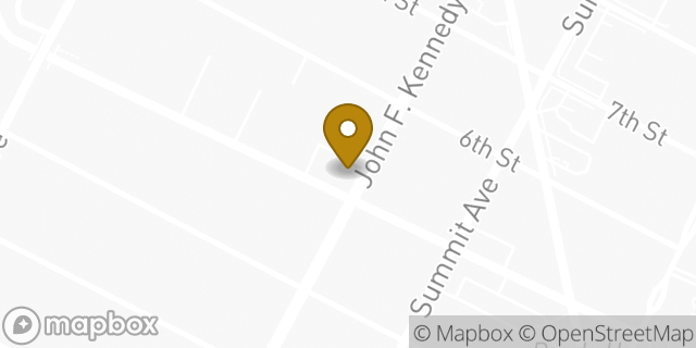 Map showing the location of Budget Car Rental in North Bergen, NJ 07047