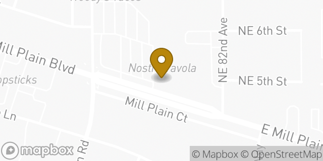Map showing the location of Subway in Vancouver, WA 98664