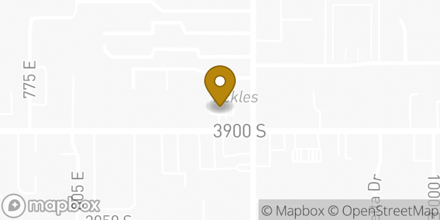 Map showing the location of Starbucks in Millcreek, UT 84106
