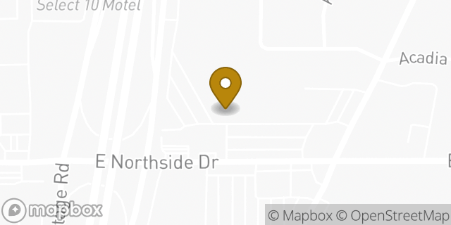 Map showing the location of Starbucks in Jackson, MS 39211