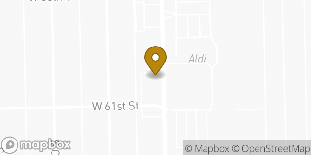 Map showing the location of Subway in Chicago, IL 60636