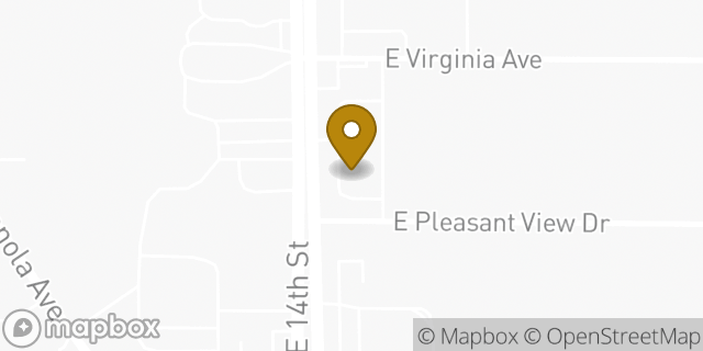 Map showing the location of EZ Pawn in Des Moines, IA 50320