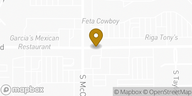 Map showing the location of Bank of America ATM in Tempe, AZ 85284