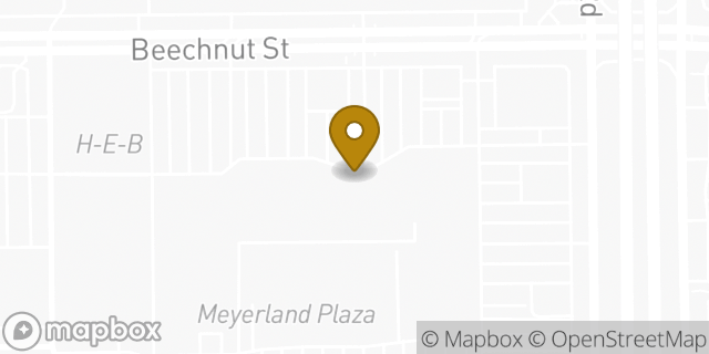 Map showing the location of Dick's Sporting Goods in Houston, TX 77096