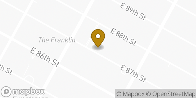 Map showing the location of The Church of Jesus Christ of Latter-day Saints in New York, NY 10128