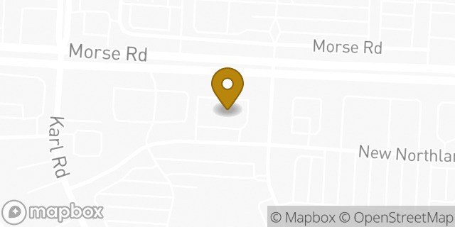 Map showing the location of McDonald's in Columbus, OH 43229