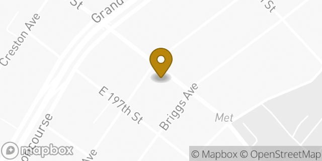 Map showing the location of Citi ATM in Bronx, NY 10458