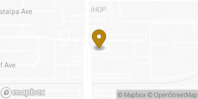 Map showing the location of McDonald's in Anaheim, CA 92801