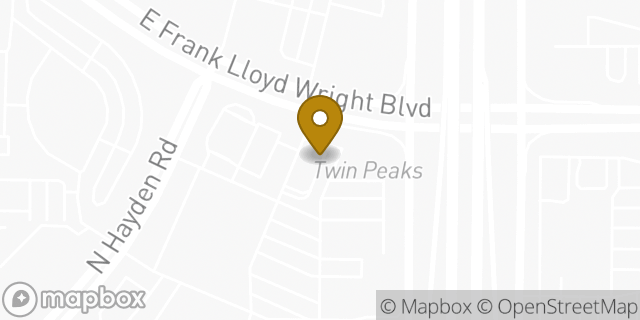 Map showing the location of McDonald's in Scottsdale, AZ 85260
