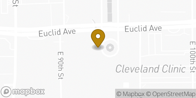 Map showing the location of Panera Bread in Cleveland, OH 44195