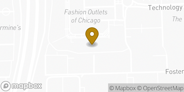 Map showing the location of Banana Republic in Rosemont, IL 60018