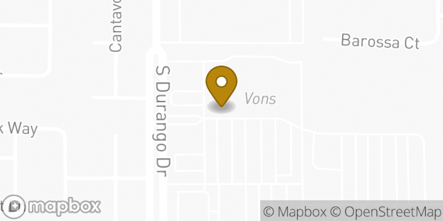 Map showing the location of The UPS Store in Las Vegas, NV 89117