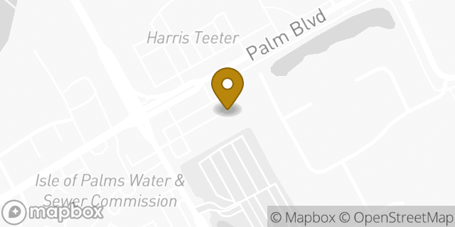 Map showing the location of Subway in Isle of Palms, SC 29451