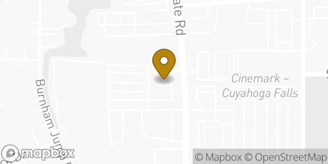 Map showing the location of Subway in Cuyahoga Falls, OH 44223