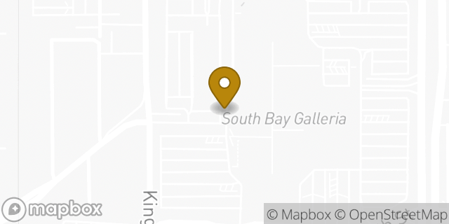 Map showing the location of LensCrafters in Redondo Beach, CA 90278