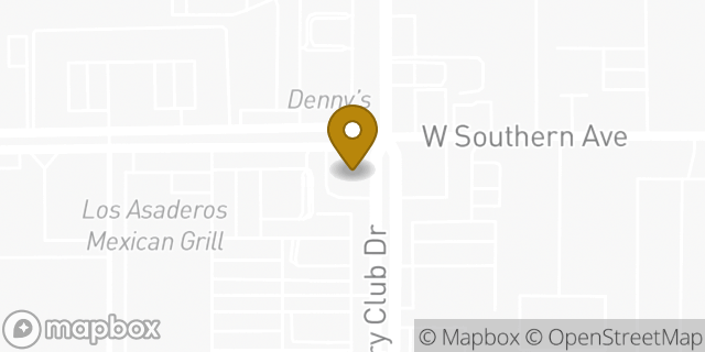 Map showing the location of Coinme in Mesa, AZ 85210