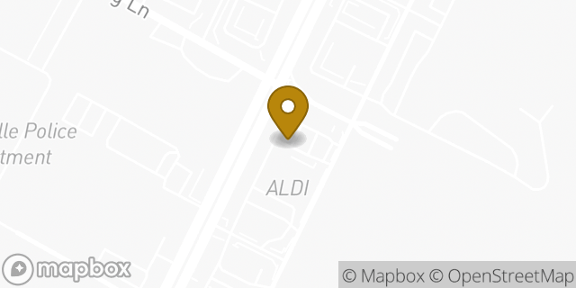 Map showing the location of Aldi in Pflugerville, TX 78660