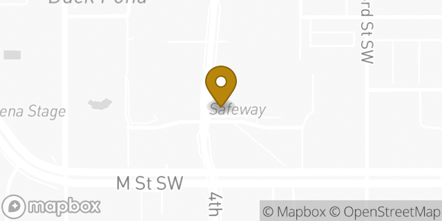 Map showing the location of Amazon Locker - Colleen in Washington, DC 20024