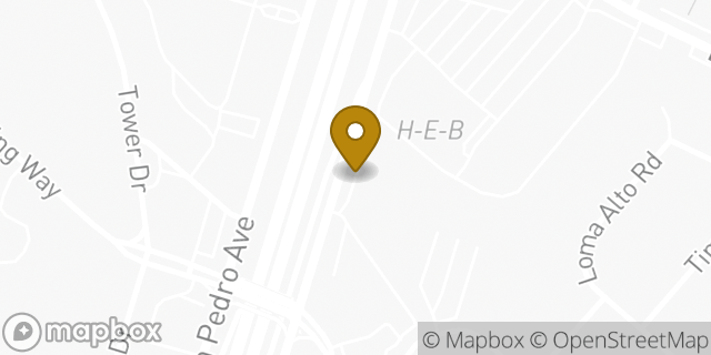 Map showing the location of Brook Hollow H-E-B in San Antonio, TX 78232