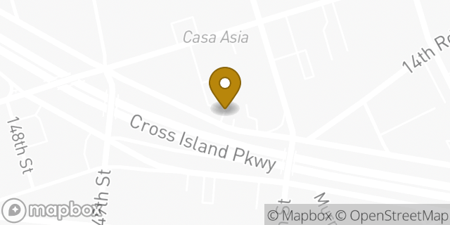Map showing the location of Starbucks in Whitestone, NY 11357