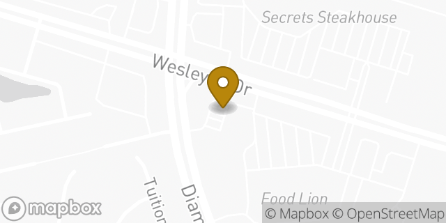 Map showing the location of 7-Eleven in Virginia Beach, VA 23455