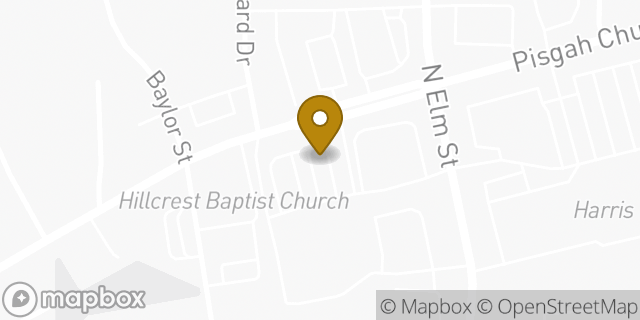 Map showing the location of Starbucks in Greensboro, NC 27455