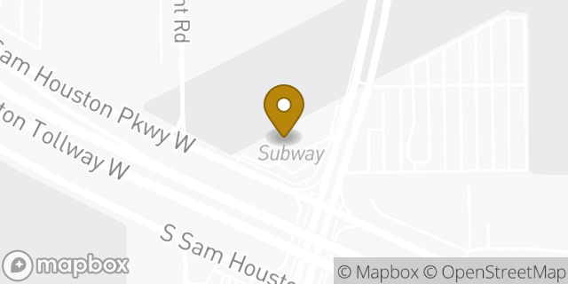 Map showing the location of Papa Johns Pizza in Houston, TX 77085