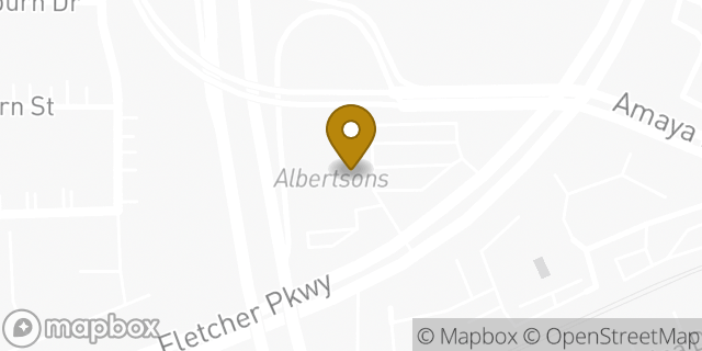 Map showing the location of Albertsons in La Mesa, CA 91942