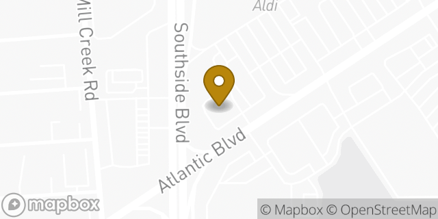 Map showing the location of Fifth Third Bank in Jacksonville, FL 32225